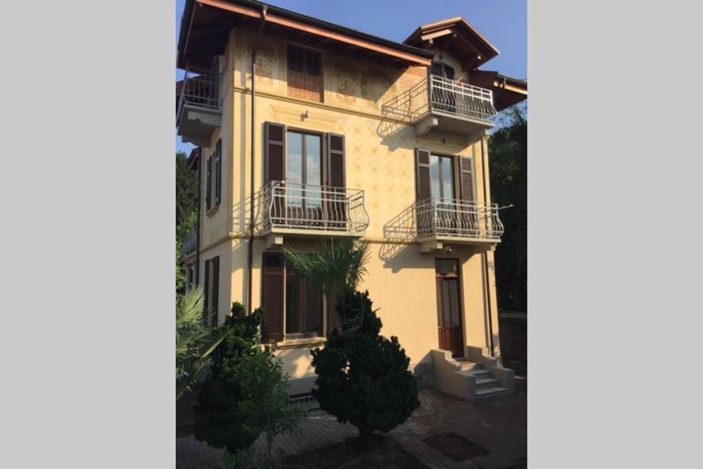 Villa Peachey, Intero Piano Con Giardino Stresa Exteriör bild