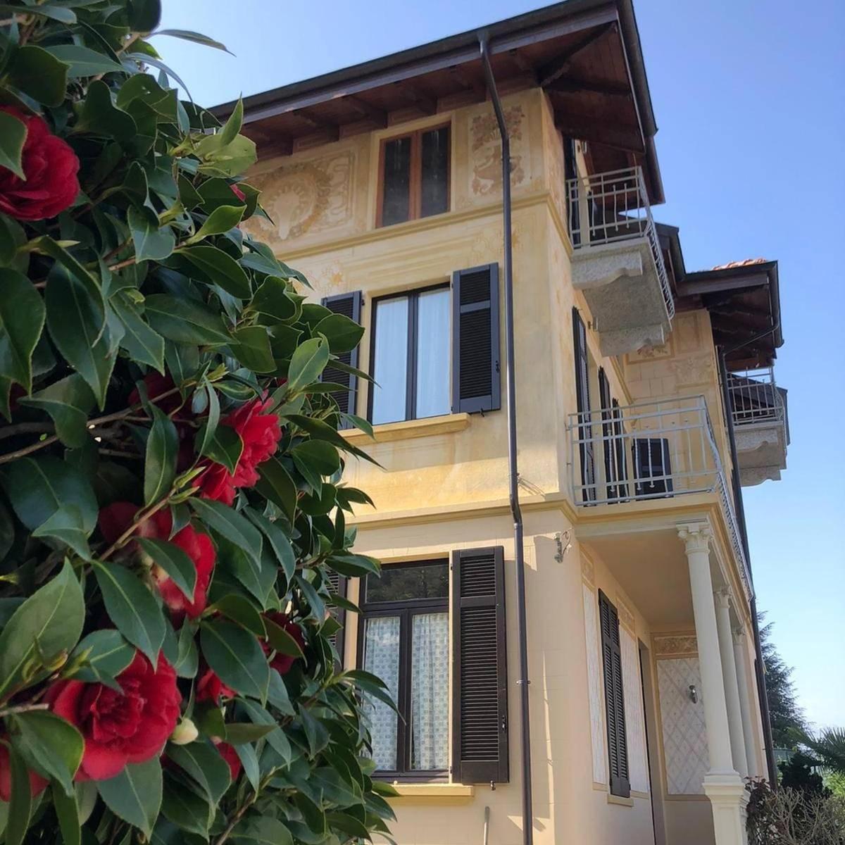 Villa Peachey, Intero Piano Con Giardino Stresa Exteriör bild